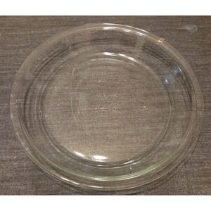 Vintage Pyrex 210 Clear Glass Pie Dish 10 Inch 25 cm Flat Rim Oven and Microwave